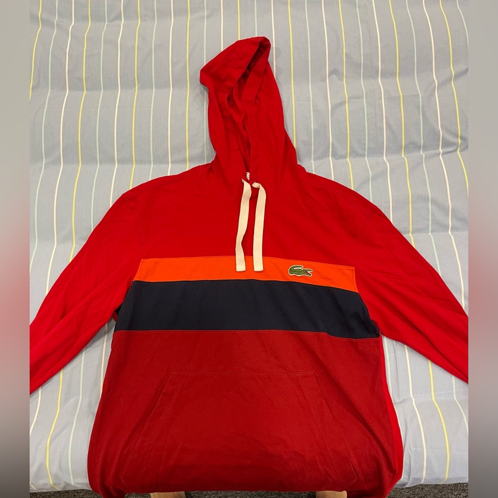 Lacoste men’s hoodie (lightweight shirt with hood)